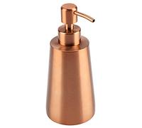 Bomba Dispensadora de Loción 350 ml Acero Inoxidable Recargable para Champú y Jabón Líquido Cuadrada para Cocina o Baño (Oro Rosa)