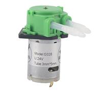 Bomba dosificadora peristáltica 24V cabezal de tubo DIY Control de precisión de alto flujo para pruebas de laboratorio de acuario manguera de silicona verde de 3 * 5mm