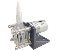 Bomba dosificadora peristáltica de flujo grande CC 12/24 V al vacío para acuario, laboratorio, analítica, 500 ml/min (solo cabezal de bomba)