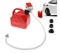 bomba eléctrica de gasolina para bidón con parada automática, bomba de transferencia de combustible con manguera flexible, disponible para gasolina y diésel
