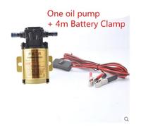 Bomba eléctrica de gasolina y diésel 12 V 24, autocebante universal alta potencia Uso industrial(Golden 24V,Pump 4m Plug line)