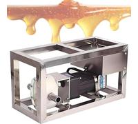 Bomba eléctrica de transferencia para líquidos viscosos, caudal ajustable y control de velocidad, ideal para manipular sustancias gruesas como mantequilla de maní y jugo concentrado