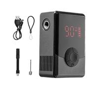 Bomba eléctrica para bicicleta, compresor inflador de neumáticos, dispositivo portátil inalámbrico de 3.15 x 2.05 x 1.38 pulgadas, diseño inteligente compacto, suministro de aire fiable para scooter