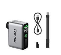 Bomba eléctrica para Bicicletas Fanttik X10 Ace Tiny Mini, Bomba de Aire compacta de 120 PSI con válvula Presta y Schrader, Bomba eléctrica de inflado rápido para Bicicletas,