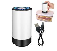 Bomba eléctrica para bolsas de vacío, bomba de aire eléctrica para bolsa de almacenamiento al vacío, solución de organización de equipaje USB para colchas de alimentos, mudanza, camping, mochileros