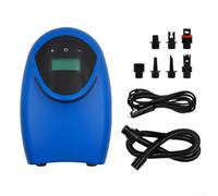 Bomba eléctrica para tabla de remo, compresor de aire de apagado automático de 20 PSI, inflado rápido para kayaks, barcos, campamento (2023A azul)