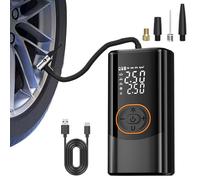 Bomba eléctrica portátil - 3000 mAh Smart Inflator, Camping Air Compressor, Motorcycle Tire Tool, Outdoor Travel Accessory, Car Sports Device | Powerful Rechargeable for Balls Cycling Trips Adventure