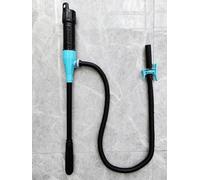 Bomba eléctrica portátil de 2.4 GPM, funciona con pilas, para transferencia de gasolina y diésel en el taller, situaciones de jardín en casa (interfaz pequeña azul)