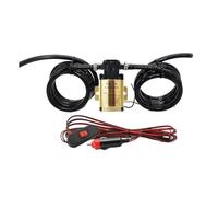 Bomba eléctrica portátil de gasolina y diésel, bomba autocebante | dispensador de aceite, cable de alimentación de 4m, alta potencia, 12V(Golden 12V,Pump 4m Plug 2m tube)