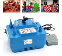 Bomba eléctrica portátil para globos, inflador de doble boquilla con asa, inflado de alta velocidad programado en 3 segundos para fiestas, bodas, cumpleaños