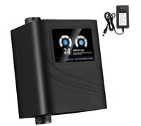 Bomba Elevadora de Presión de Agua, Bomba de Ducha de Bajo Ruido 100W/120W, Recirculación de 3 Velocidades, Protección contra Escasez de Agua, para Ducha de Baño y Calentador de Casa black 100W