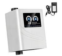 Bomba Elevadora de Presión de Agua, Bomba de Ducha de Bajo Ruido 100W/120W, Recirculación de 3 Velocidades, Protección contra Escasez de Agua, para Ducha de Baño y Calentador de Casa white 100W