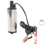 Bomba extractora de en miniatura, bomba eléctrica autocebante para diésel de 70 W, bomba de transferencia de fluidos de acero inoxidable con filtro plegable para (12 V CC)