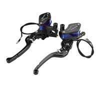 Bomba Hidráulica Ajustable para Motocicleta con Embrague de Freno CNC con Rodillo para un Rendimiento Mejorado - Negro, Naranja, Titanio (BLACK)