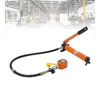 Bomba hidráulica, bomba de mano hidráulica, 10T cilindro hidráulico elevador con bomba hidráulica manual de 70 Mpa 350 cc, gato hidráulico portátil, cilindro hidráulico de prensa
