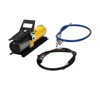 Bomba hidráulica de aire 10000PSI con mangueras, unidad hidráulica de mano, bomba de pie, capacidad del depósito de combustible 690 cm³, para fabricación de automóviles, industria de maquinaria y