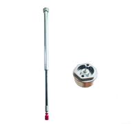 Bomba hidráulica de amortiguación de horquilla delantera de bicicleta de montaña, herramienta de ajuste de presión de aire de aleación de aluminio para reparación y mantenimiento de bloqueo de