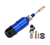 Bomba hidráulica de embrague y freno, varilla del cilindro maestro del embrague para motocicleta, bomba de varilla de freno de aleación de aluminio para motocicleta y bicicleta con (Azul)