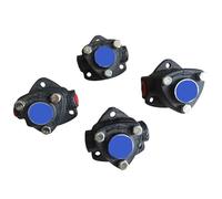 Bomba hidráulica de engranajes 0,5 MPa 1800 r/min con lubricación por inserción aceite CicloidGear TOP-11A TOP-12A TOP-13A