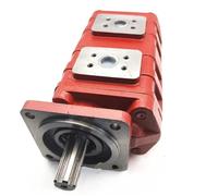 Bomba hidráulica de engranajes Bomba de engranajes Bomba hidráulica CBGJ2100/2080, bomba de aceite de doble engranaje CBGJ2100/2100, bombas de alta presión CBGJ2032/2032(CBGJ2100-2100)