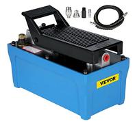 Bomba hidráulica del pedal con 10,000 PSI, Desmontadora de Neumáticos 10,000 PSI, Bomba Hidráulica de Aire, Capuchones Bomba de Aire Hidráulica de Pie, Cambio Ruedas Vehículo, Color Azul