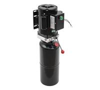 Bomba Hidráulica Eléctrica 10L 220V 2200W, Unidad de Potencia Hidráulica de Simple Efecto 18MPa, Grupo Hidráulico para Elevador de Coches, Plataforma Elevadora, Montacargas y Remolques Basculantes