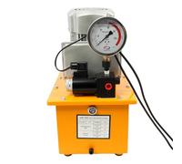 Bomba hidráulica eléctrica, 220V 750W cilindro hidráulico 2-70Mpa bomba de potencia hidráulica, tanque de combustible 7L, unidad de potencia hidráulica puede ser para mantenimiento, maquinaria