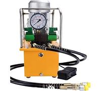 Bomba hidráulica eléctrica de ultra alta presión circuito dual 750 W/1500 W, válvula solenoide, interruptor pie, prensa