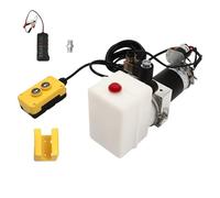 Bomba hidráulica eléctrica, unidad de potencia de 12 V CC para uso pesado, bomba de líquido de 1.81 cuartos de galón con control remoto para necesidades diarias de elevación y descarga