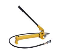 Bomba hidráulica manual hidráulica hidráulica, contenido de aceite de 700 cc, manguera de 1,8 m, conector rápido, 2,3 cc de alta presión, 13 cc de baja presión, 0-70 MPa,para edificios, puentes