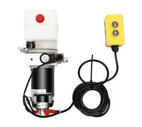 Bomba hidráulica, unidad hidráulica de 12 V, 800 W, bomba hidráulica de acción simple para volquete, 1,1 cc/r, capacidad del depósito de combustible de 1,5 l, 2850 rpm, válvula de sobrepresión