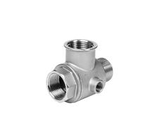 Bomba horizontal de acero inoxidable 304 de cinco vías con válvula de transferencia de verificación directa de hilo de agua de 1 pulgada y 2 pulgadas (DN50)