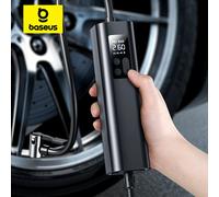 Bomba infladora Baseus, compresor de aire portátil de 12V para coche, para motocicletas, bicicleta, barco, inflador de neumáticos, bomba de aire inflable automática Digital