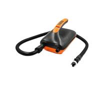 Bomba infladora, bomba de tablero SUP de 20 PSI con apagado automático, bomba de aire eléctrica, pantalla LCD, compresor de aire portátil para barcos inflables, bomba portátil (naranja)