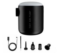 Bomba infladora portátil, bomba de compresión al vacío, bomba de aire tipo C, camping, caravana, playa, uso doméstico al aire libre, bomba eléctrica de 2200 mAh para campistas al aire libre y
