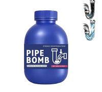 Bomba limpiadora de tuberías de 300 g, limpiador de tuberías extremadamente fuerte, potente desatascador para fregadero y desagüe, excavadora de tubos fuerte, limpiador de drenaje profesional para