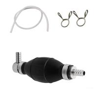 Bomba Manual Combustible 10mm Cebado Diesel Bomba Manual Combustible(1set) | Caucho flexible y PVC, resiste y calor, válvula integrada, flujo para suave, sin derrames