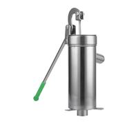Bomba manual de acero inoxidable | acero inoxidable, profundidad de agua subterránea 10 m | bomba de agua manual para el hogar, jardín, granja | pozo de mano exterior