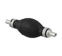 Bomba manual de cebado de combustible de pera de goma y PVC de 10 mm con válvula unidireccional para diesel, gasolina, aceite y transferencia de agua en varios equipos y vehículos (1 unidad)