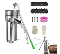 Bomba manual de pozo - Bomba de mano para patio, accesorio de agua de pozo profundo con construcción, herramienta de bombeo de agua subterránea con facilidad, ideal para el suministro de agua del