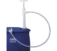Bomba manual de PTFE para bidones con manguera de descarga y grifo