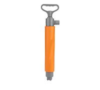 Bomba manual portátil para sentina de kayak, bomba de rescate de emergencia flotante para kayak, diseño de drenaje doble con empuñadura de EVA para supervivencia al aire y ev