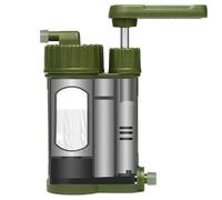 Bomba Manual Purificadora De Agua De Emergencia: Filtro De Agua Potable Portátil Para Exteriores, Bomba Manual De Alto Flujo De 200 Ml/min, Filtro De Fibra De Carbono UF Multicapa, Cuerpo ABS Ligero Y