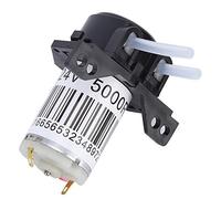 Bomba microperistáltica autocebante de ángulo recto, bomba peristáltica para líquidos con tubo de silicona, diseño compacto de dirección de flujo reversible para experimentos de (24V)