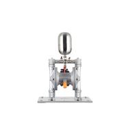 Bomba neumática de diafragma, bomba pulverización pintura, látex, alta presión, doble for tinta,Rendimiento confiable(S-10A dual in single out)