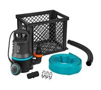Bomba para aguas residuales en kit 9000 (300 W, Capacidad de bombeo máx.: 9.000 l/h, Profundidad de inmersión: 7 m)
