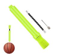 Bomba para baloncesto | Inflador manual de doble acción bidireccional | Bomba portátil con agujas y tubo alargador para deportes de playa, baloncesto, fútbol, voleibol y balones deportivos