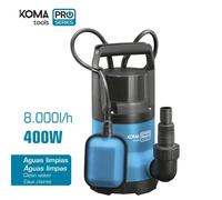 Bomba para Extração de Água Limpa Koma Tools Pro Series - 400 W - 17 x 30 cm