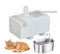 Bomba para Fuente de Agua para Mascotas - Recambio de Bomba para Fuente de Gatos - Motor Sumergible Ultra Silencioso para Dispensador de Bebida Uso en Interior y Exterior