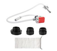 Bomba para líquidos | Kit de bomba para fluidos | Alimentación a batería con sensor de parada automática y tubo extra largo para barcos, camiones, automóviles